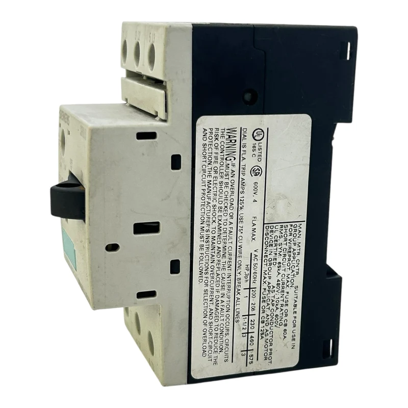 Siemens Motorschutzschalter 2,8-4A 3RV1011-1EA10 400V 40A SIRIUS Class 10