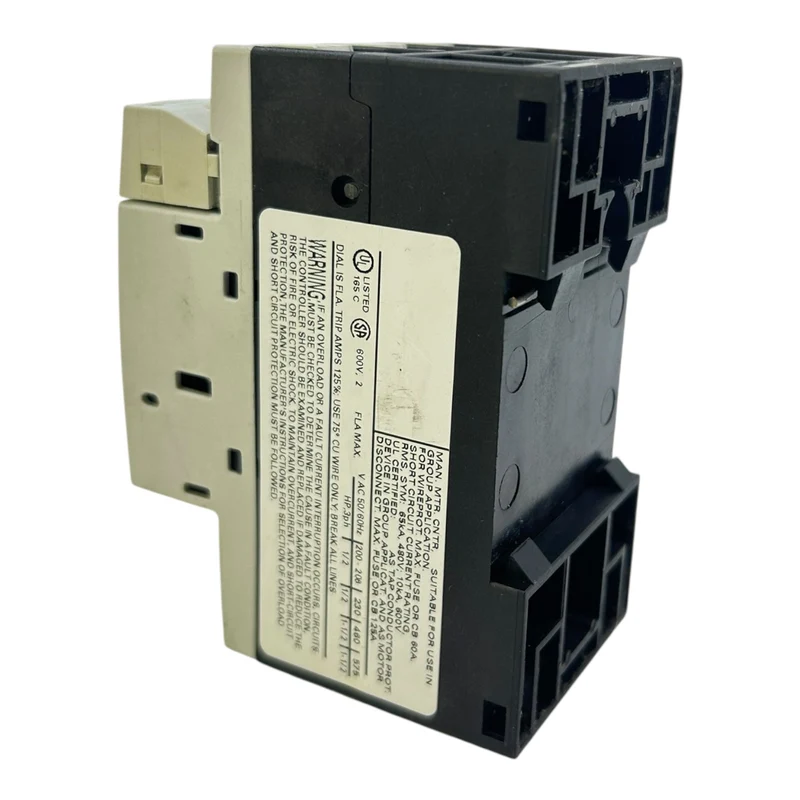 Siemens Motorschutzschalter 1,4–2A 3RV1011-1DA10 400V 42A SIRIUS Class 10