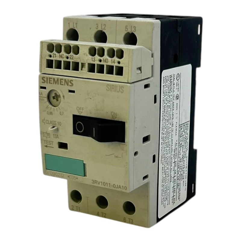 Siemens Motorschutzschalter 2,8–4A 3RV1011-1DA10 400V 42A SIRIUS Class 10