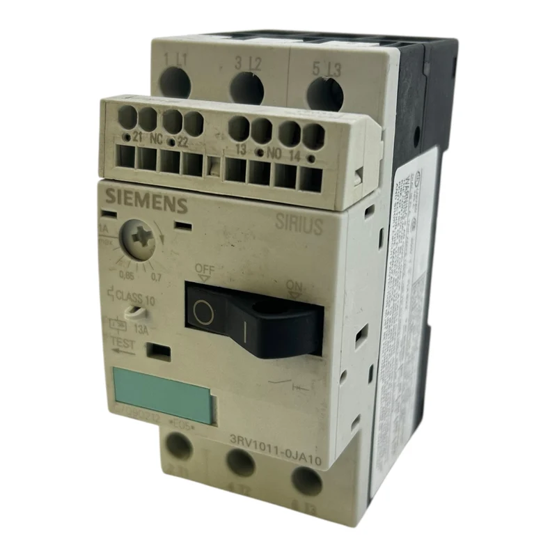Siemens Motorschutzschalter 2,8–4A 3RV1011-1DA10 400V 42A SIRIUS Class 10