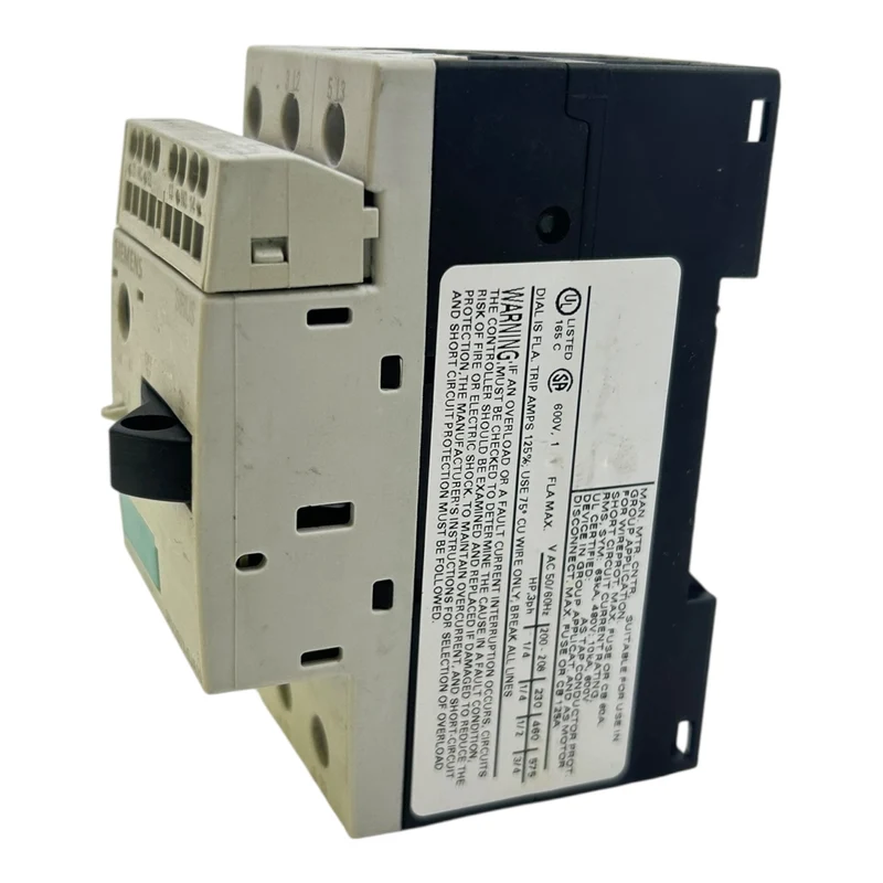 Siemens Motorschutzschalter 2,8–4A 3RV1011-1DA10 400V 42A SIRIUS Class 10