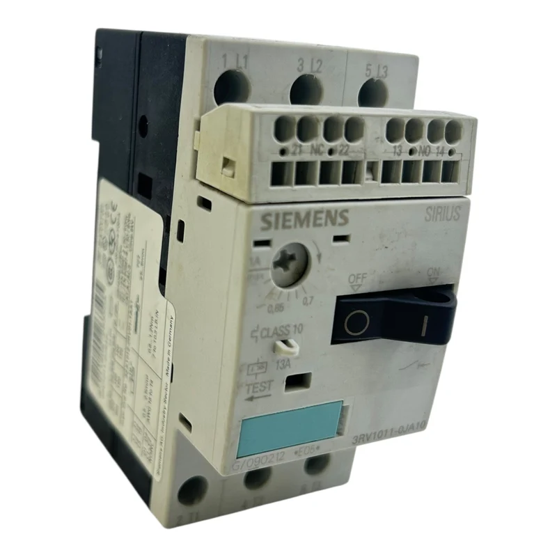 Siemens Motorschutzschalter 2,8–4A 3RV1011-1DA10 400V 42A SIRIUS Class 10