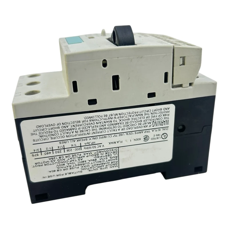 Siemens Motorschutzschalter 2,8–4A 3RV1011-1DA10 400V 42A SIRIUS Class 10