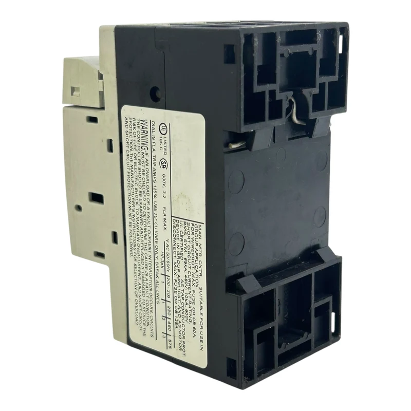 Siemens Motorschutzschalter 2,2-3,2A 3RV1011-1DA10 400V 50/60Hz SIRIUS 42A