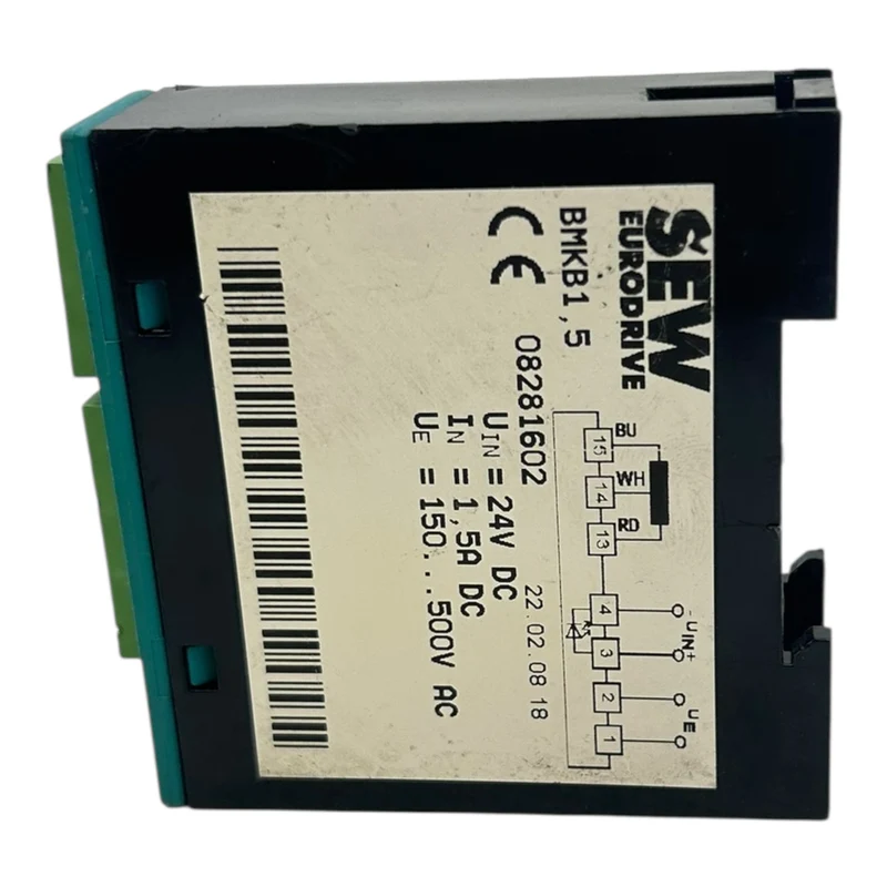 SEW EURODRIVE Modul BMKB1,5 24VDC 1,5A Eingang 150–500V AC 08281602 Industrie