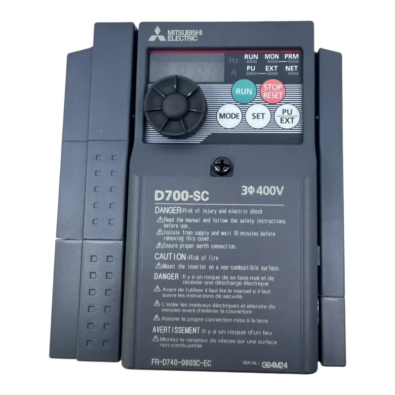 Mitsubishi Frequenzumrichter 3,7kW 400V FR-D740-080SC-EC 3,9A 3~ D700-SC