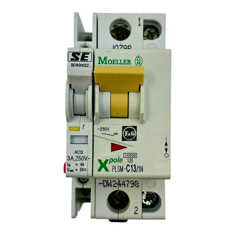 Moeller Leitungsschutzschalter PLSM-C13/1N 230V 3A 1-polig mit Taster Industrie