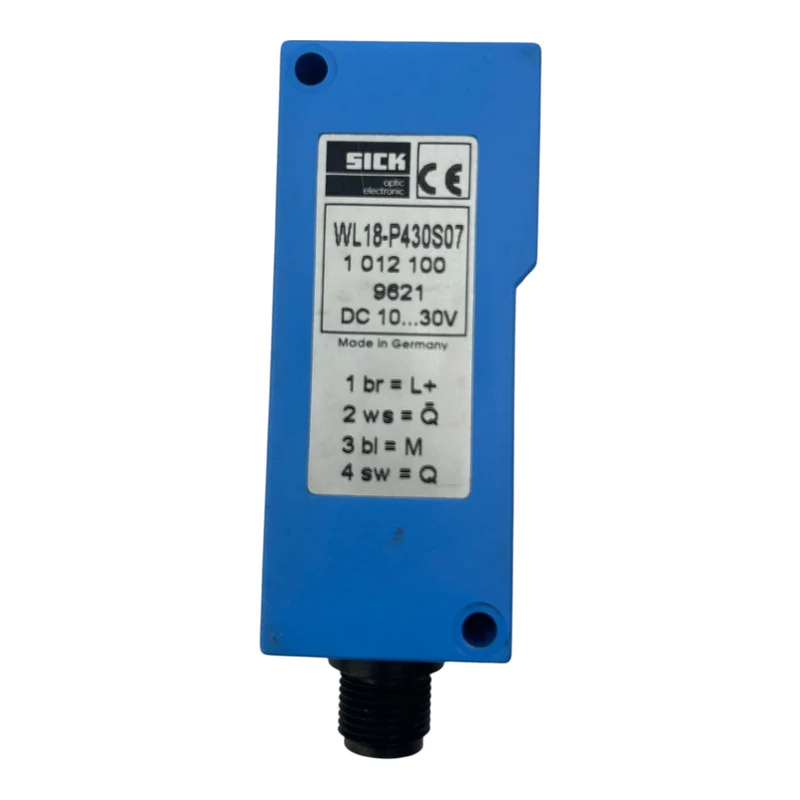 SICK Sensor Lichttaster WL18-P430S07 1012100 10–30V DC Reflexionslichtschranke M
