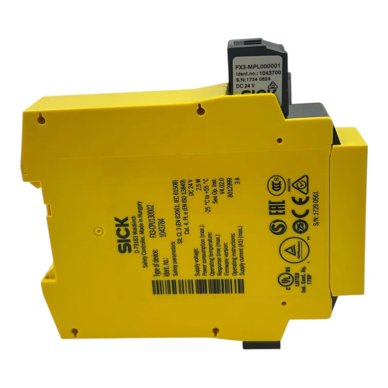 SICK Sicherheitssteuerung Safety Controller FX3-CPU130002 1043784 SIL3 PL e 24V