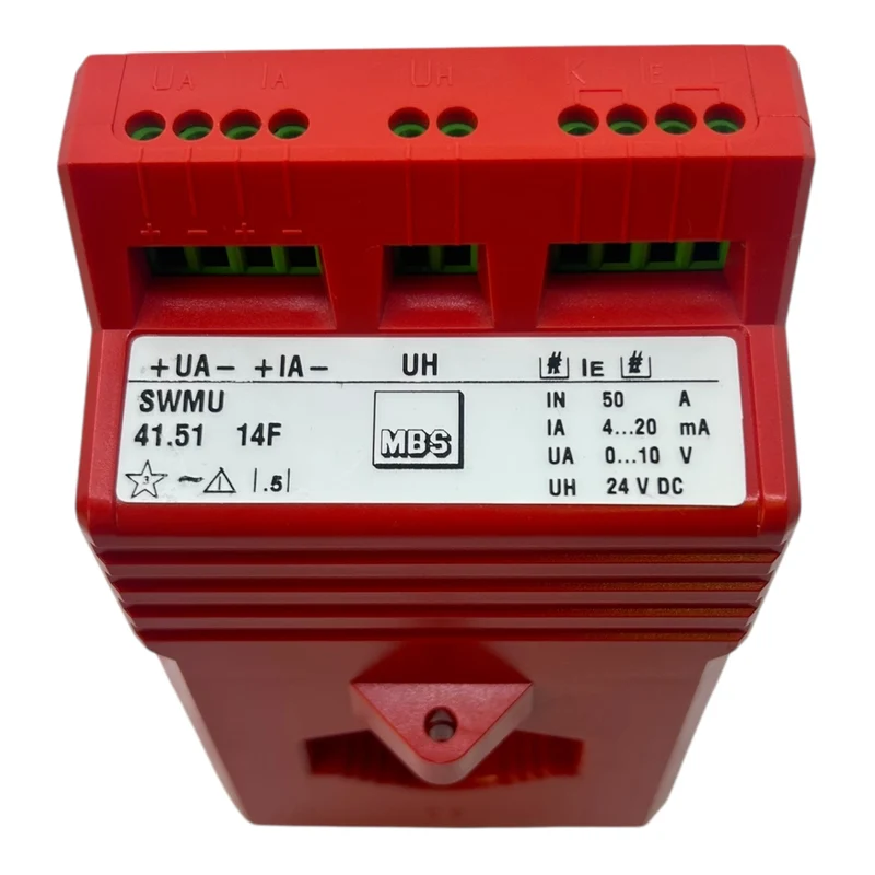 MBS Stromwandler 24 V DC SWMU 41.51 50A 4–20 mA 0–10 V Ausgang Industrie