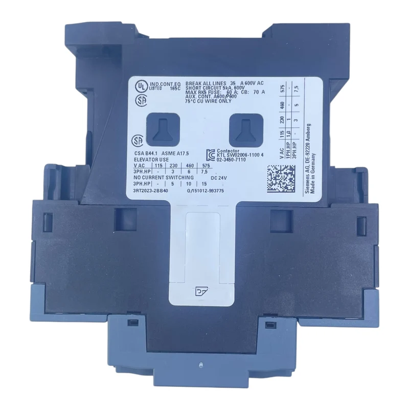 Siemens 3-poliger Leistungsschütz SIRIUS 9 A 24 V DC 3RT2023-2BB40