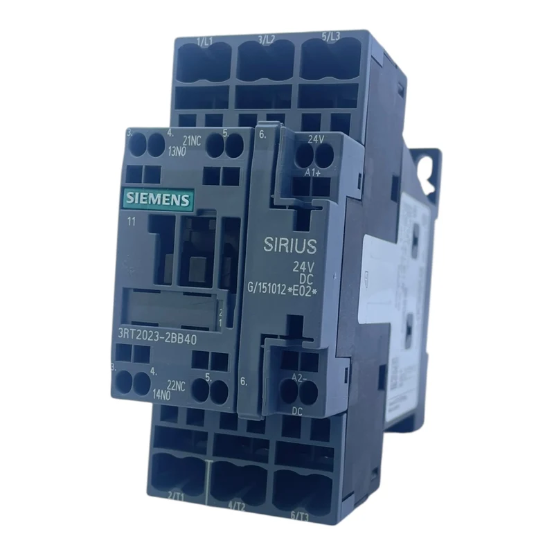 Siemens 3-poliger Leistungsschütz SIRIUS 9 A 24 V DC 3RT2023-2BB40