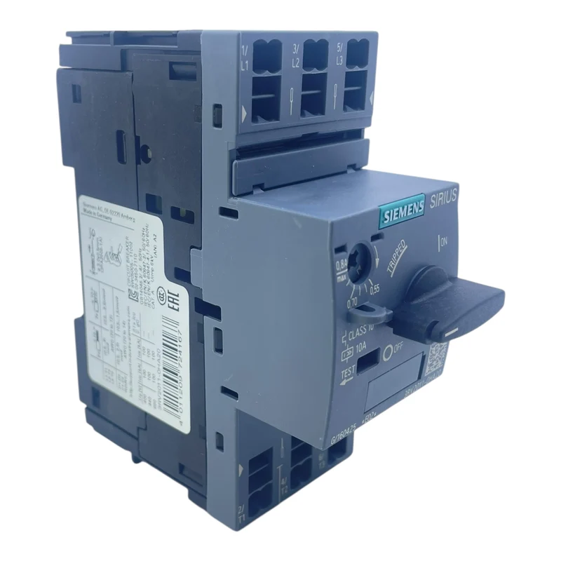 Siemens Motorschutzschalter SIRIUS 0,55–0,8 A Class 10 3RV2011-0HA20