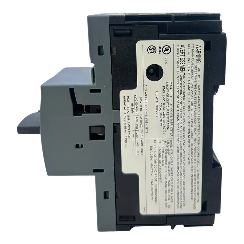 Siemens Motorschutzschalter SIRIUS 0,11–0,16 A 3RV2011-0AA20 3-polig