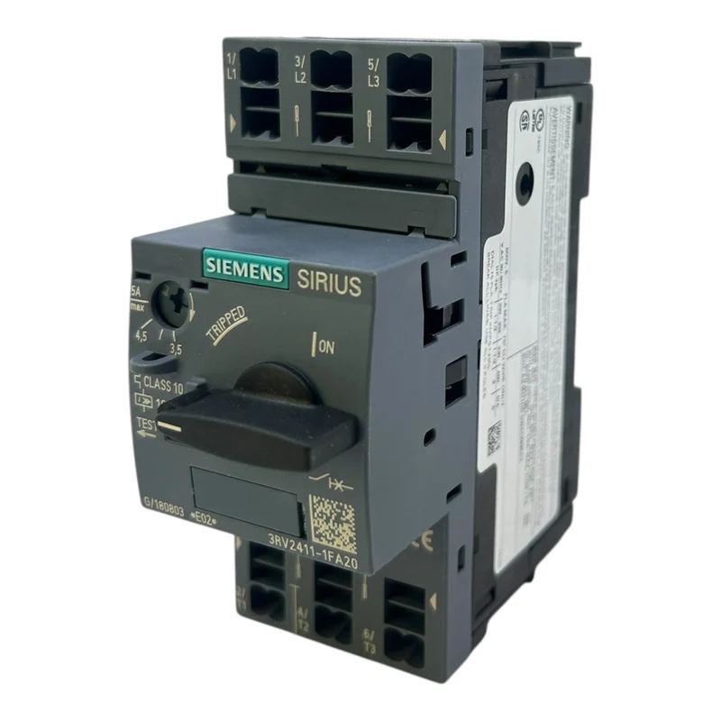 Siemens Motorschutzschalter 3,5-5A 3RV2411-1FA20 3,5-4,5A SIRIUS