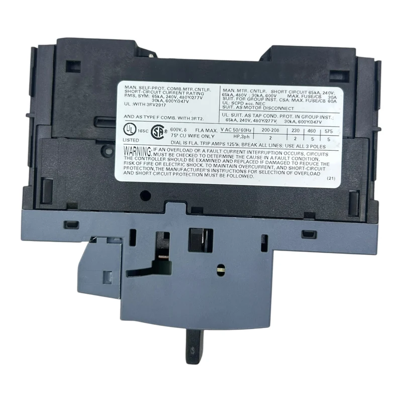 Siemens Motorschutzschalter 5,5-8A 3RV2011-1HA25 5,5-8A SIRIUS