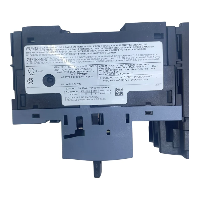 Siemens Motorstarter 3RA2110-1JE16-1BB4 13A 24V DC Sirius Kombination