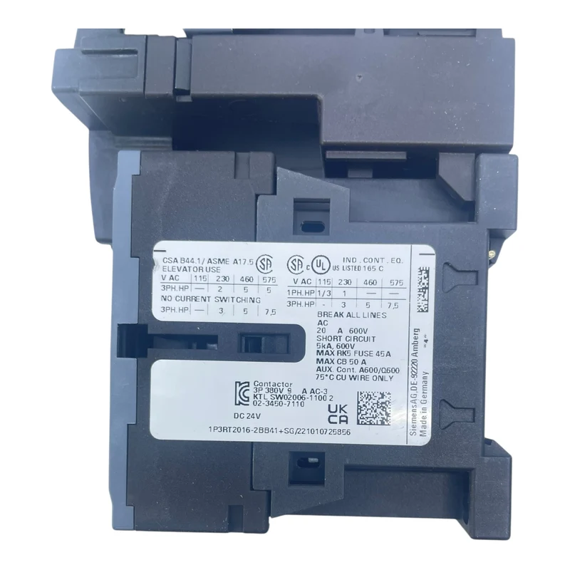 Siemens Motorstarter 3RA2110-1JE16-1BB4 13A 24V DC Sirius Kombination