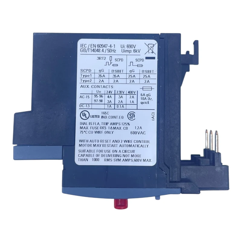Siemens Überlastrelais 0,28–0,4A 3RU2116-0EC0 für Sirius Schütz