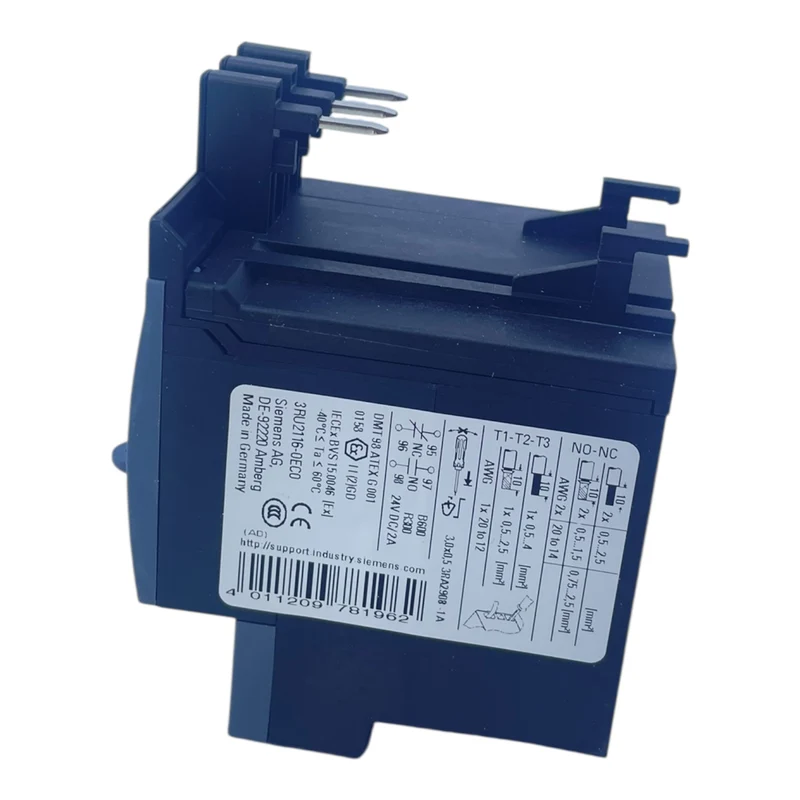 Siemens Überlastrelais 0,28–0,4A 3RU2116-0EC0 für Sirius Schütz