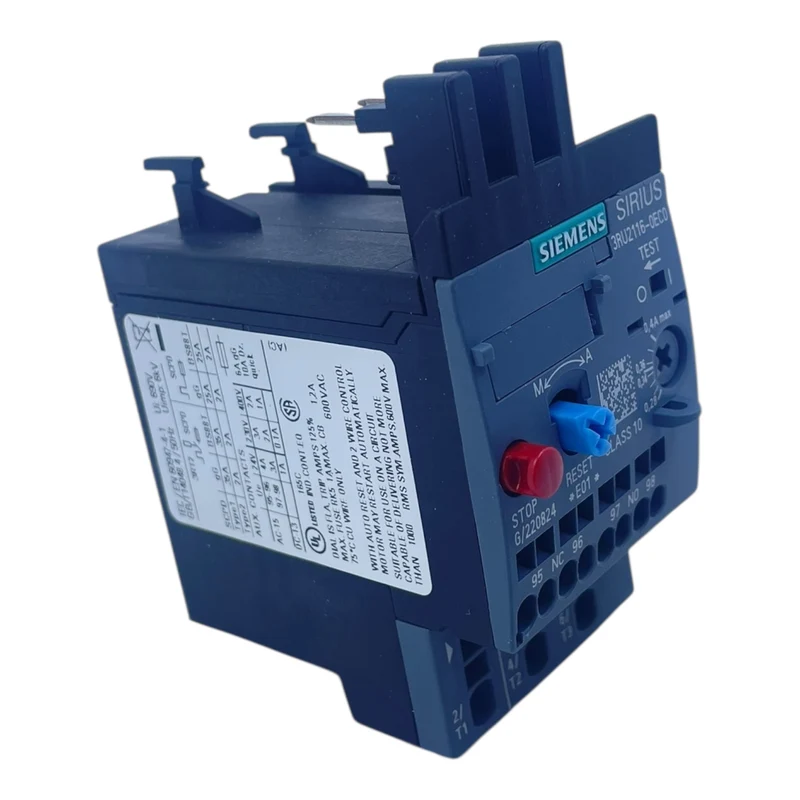Siemens Überlastrelais 0,28–0,4A 3RU2116-0EC0 für Sirius Schütz