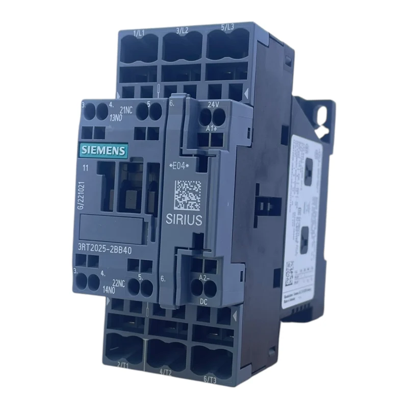 Siemens Schütz Leistungsschütz 3RT2025-2BB40 24V DC 3-polig Sirius 13NO 14NO