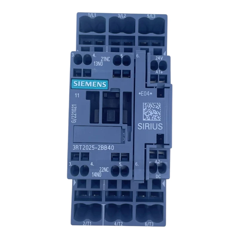 Siemens Schütz Leistungsschütz 3RT2025-2BB40 24V DC 3-polig Sirius 13NO 14NO
