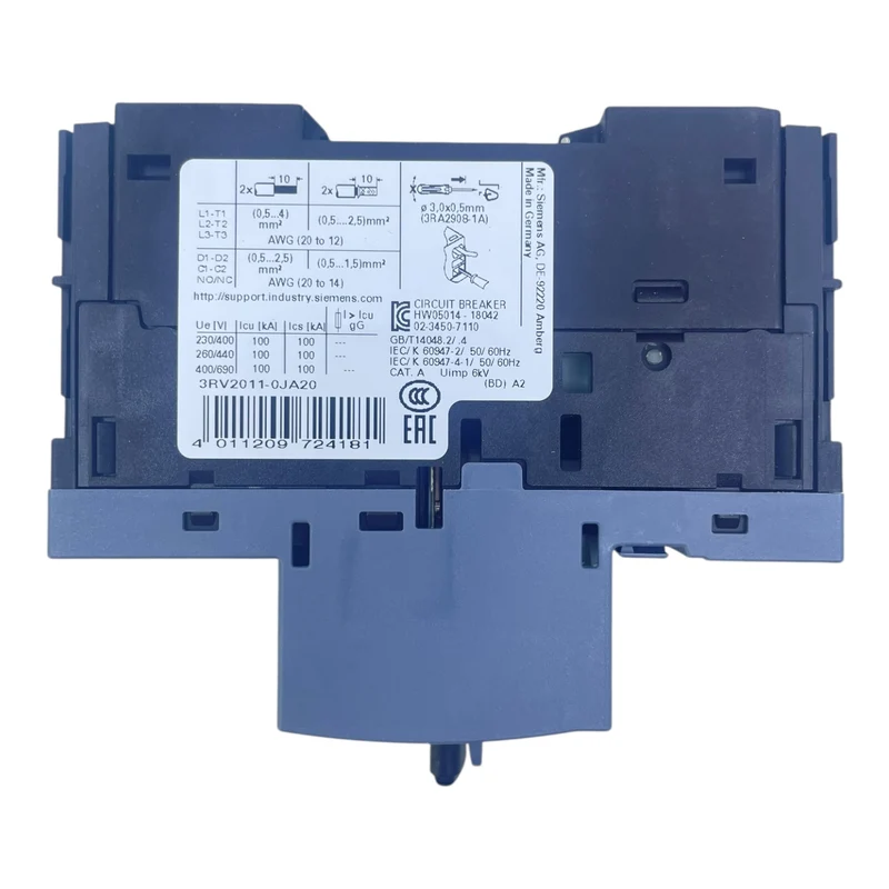 Siemens Motorschutzschalter 0,7-1A 3RV2011-0JA20 13A 3-polig Sirius