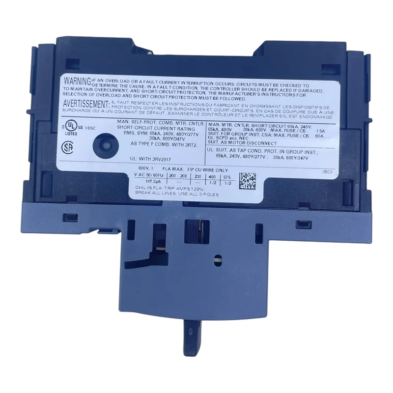 Siemens Motorschutzschalter 0,7-1A 3RV2011-0JA20 13A 3-polig Sirius