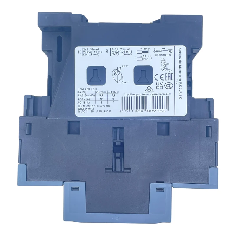 Siemens Schütz Leistungsschütz 3RT2024-2BB40 24V DC Sirius 3-polig