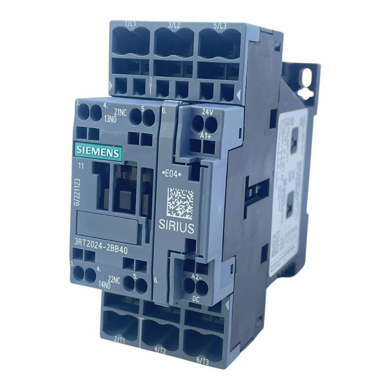 Siemens Schütz Leistungsschütz 3RT2024-2BB40 24V DC Sirius 3-polig
