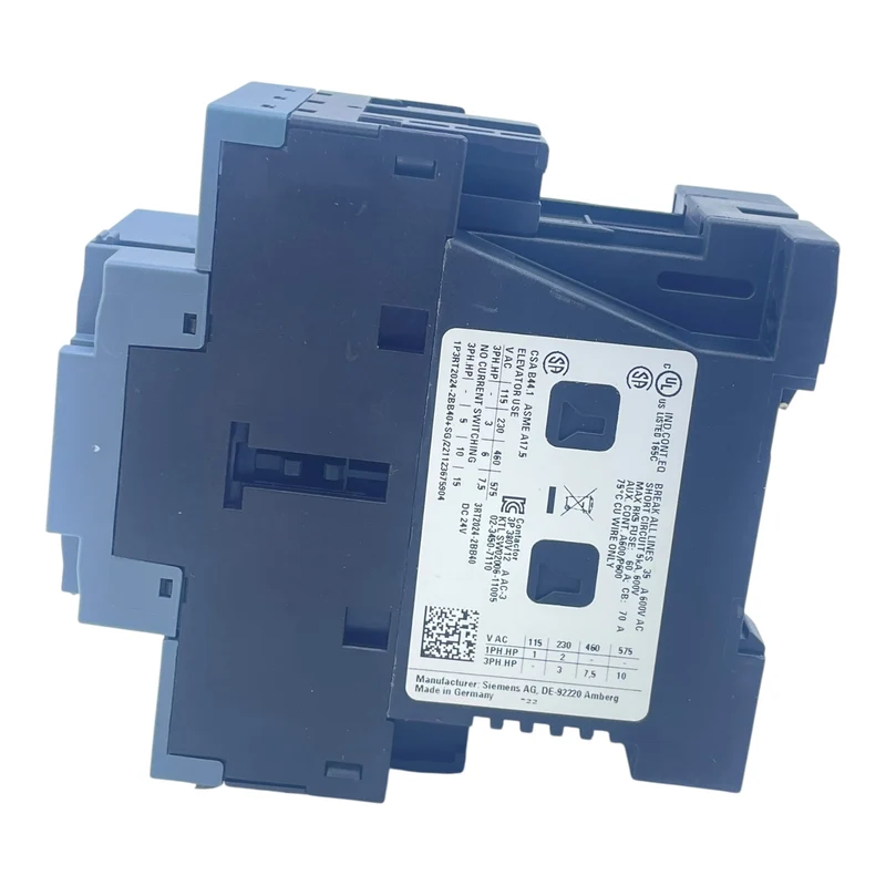 Siemens Schütz Leistungsschütz 3RT2024-2BB40 24V DC Sirius 3-polig