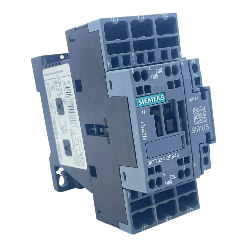 Siemens Schütz Leistungsschütz 3RT2024-2BB40 24V DC Sirius 3-polig
