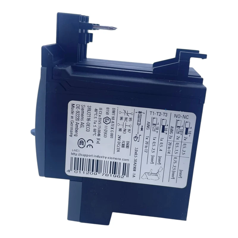 Siemens Überlastrelais 0,28–0,4A 3RU2116-0EC0 für Sirius Schütz