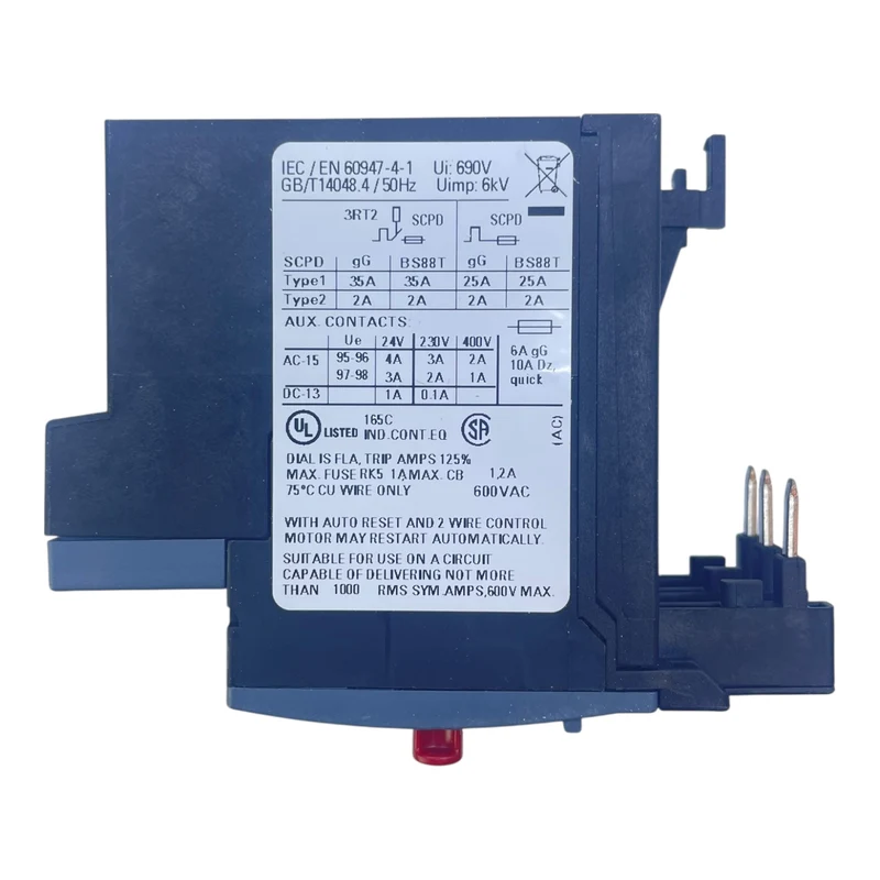 Siemens Überlastrelais 0,28–0,4A 3RU2116-0EC0 für Sirius Schütz