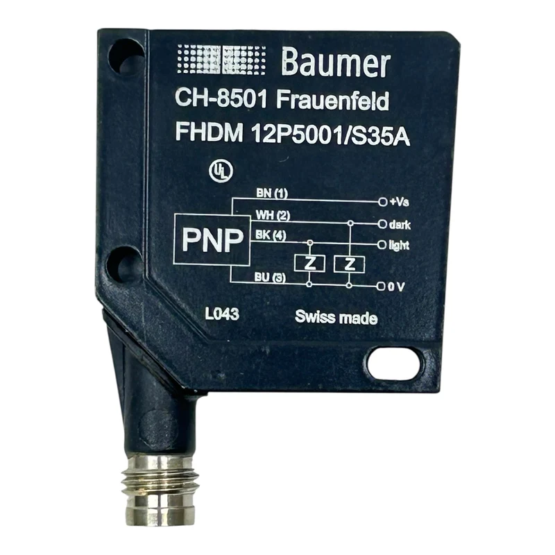 Baumer Sensor Lichttaster FHDM12P5001/S35A PNP