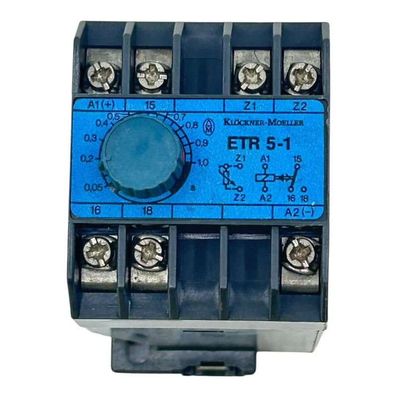 Klöckner-Moeller Zeitrelais Steuerung Modul ETR 5-10 24V 2A 240V AC Industrie
