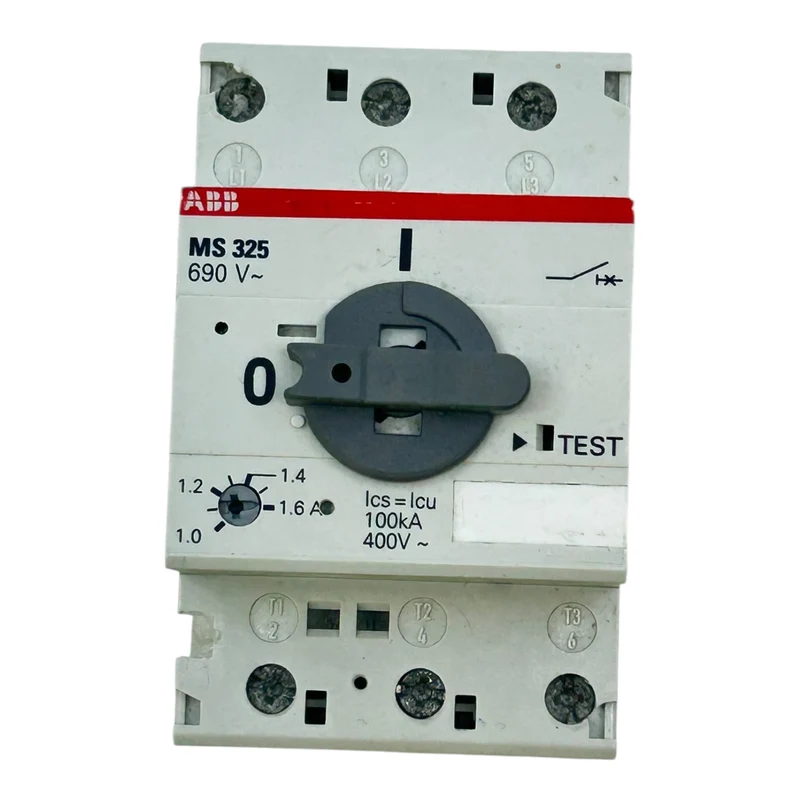 ABB Motorschutzschalter 1–1,6A MS325 690V 100kA ATEX 6kV 3-polig
