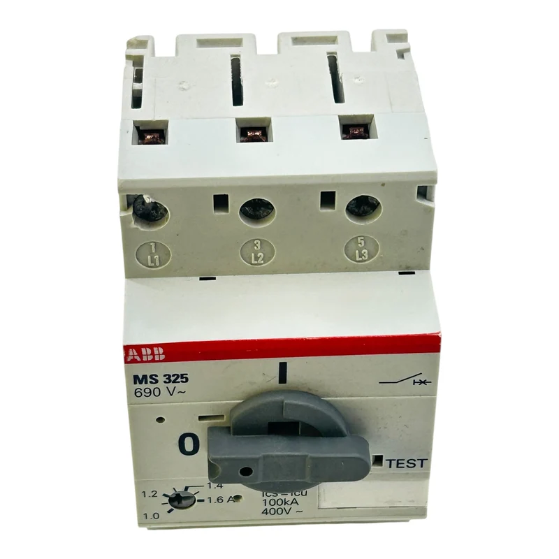 ABB Motorschutzschalter 1–1,6A MS325 690V 100kA ATEX 6kV 3-polig