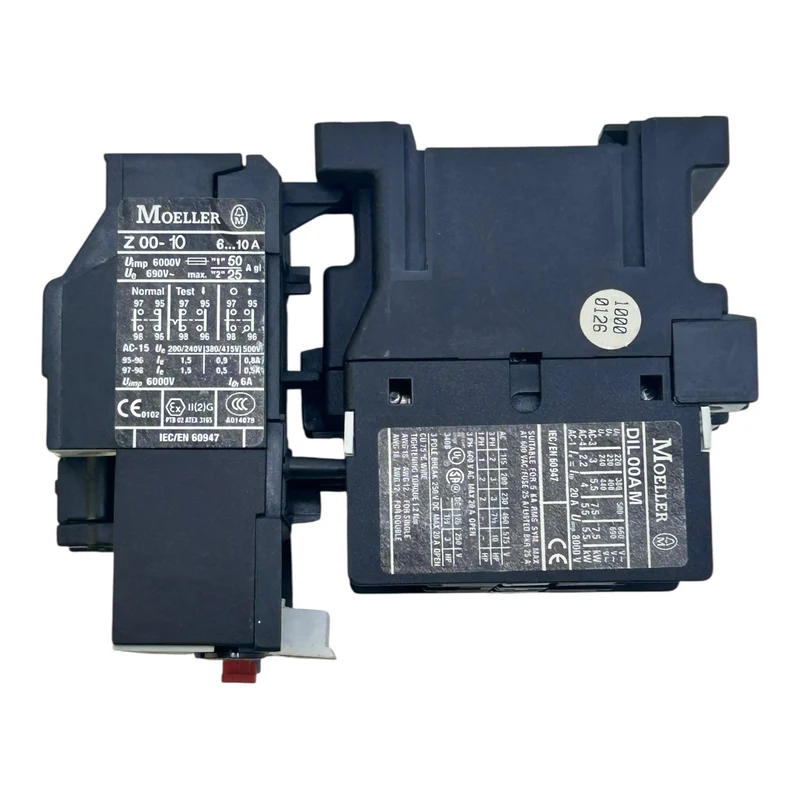 Moeller Motorschutzschalter Schütz DIL00AM Kombination Z00-10 220V 6–10A