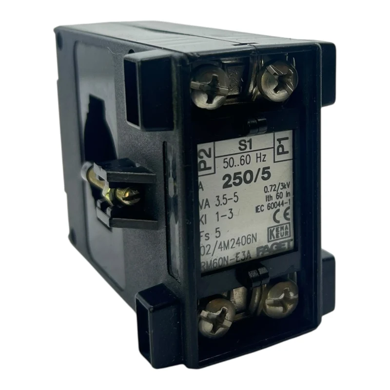 Faget Stromwandler RM60N-E3A 250/5A 3,5-5VA 50-60Hz für Schalttafeleinbau