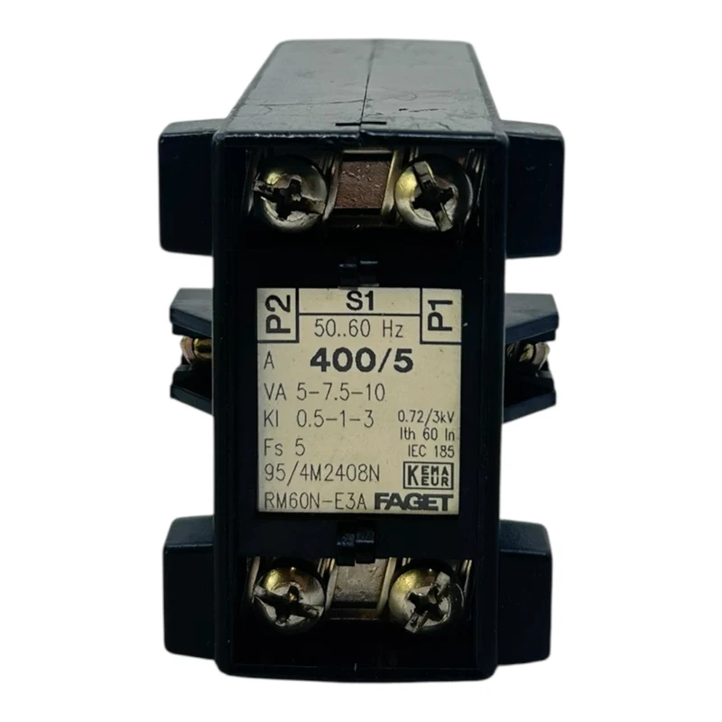FAGET Stromwandler 400/5A RM60N-E3A 50-60Hz 5-10VA KI 0,5-1-3 Typ 4M2408N