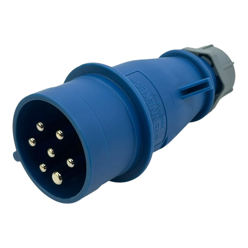 Mennekes CEE-Stecker 16A 200–250V 6P+6E Typ 741 IP44 Industriequalität