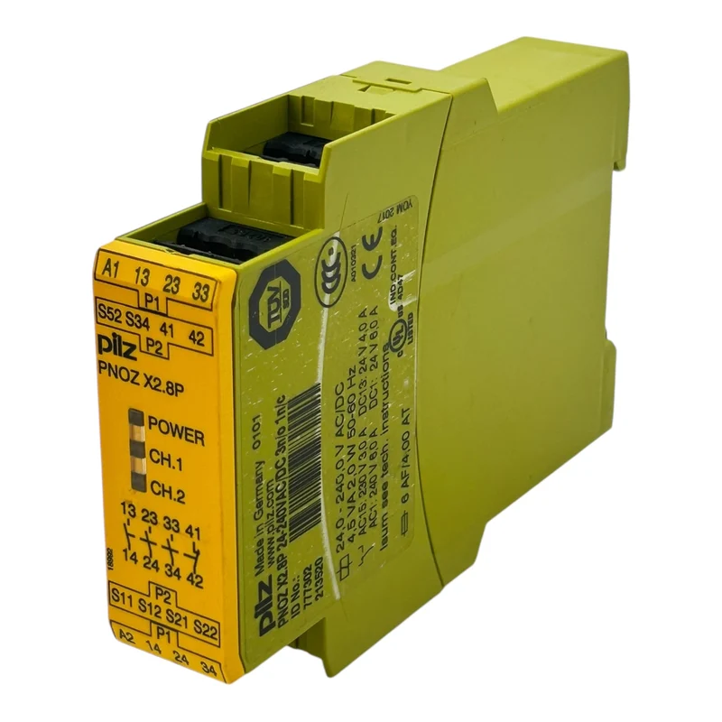 Pilz Sicherheitsrelais PNOZ X2.8P 24–240V AC/DC 3n/o 1n/c 777302 Industrie