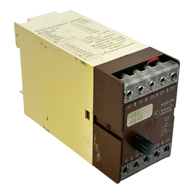 Scharco Zeitrelais Ausschaltverzögert NAS2W 220V AC Industrieelektronik