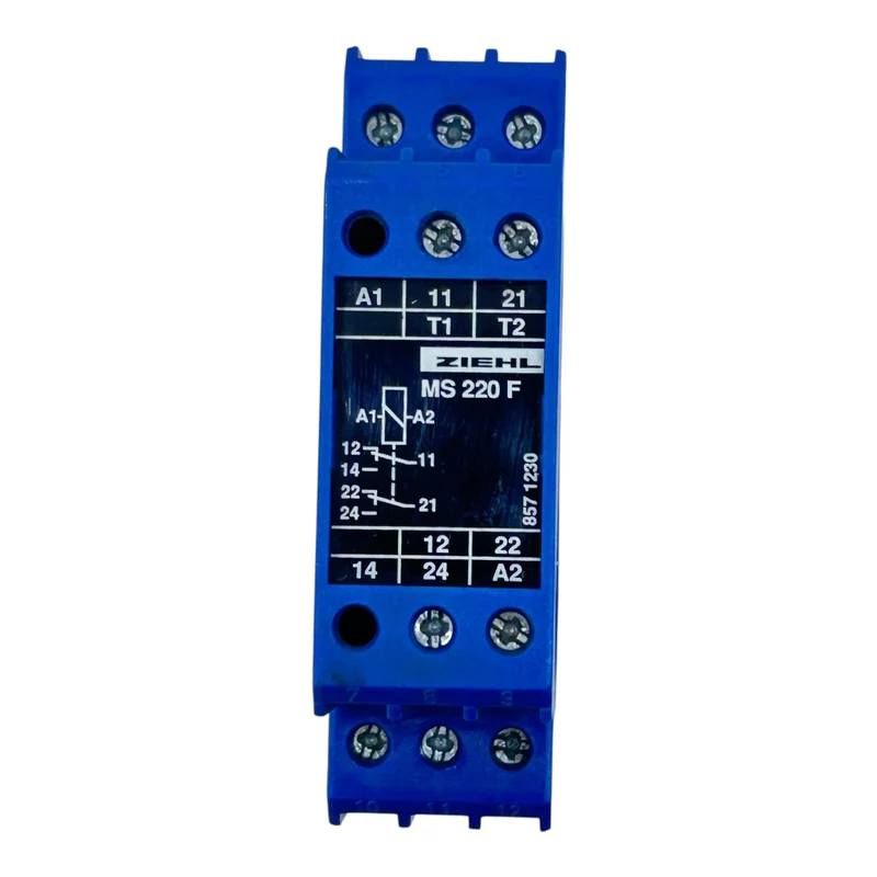 Ziehl MS220F Zeitrelais für industriellen Einsatz 24V AC/DC 50/60Hz Ziehl MS220F