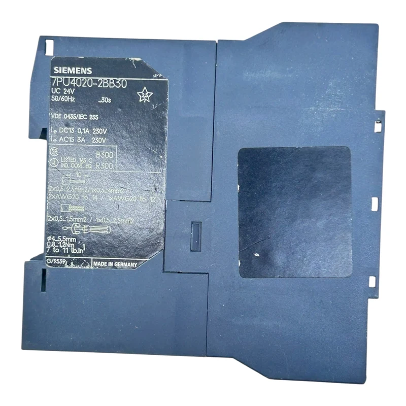 Siemens Zeitrelais 24V 7PU4020-2BB30 Ansprechverzögert ON-Delay 30s Industrie