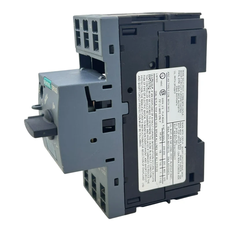 Siemens Motorschutzschalter 2,5A 3RV2011-1CA20 SIRIUS 3-polig für Industrie
