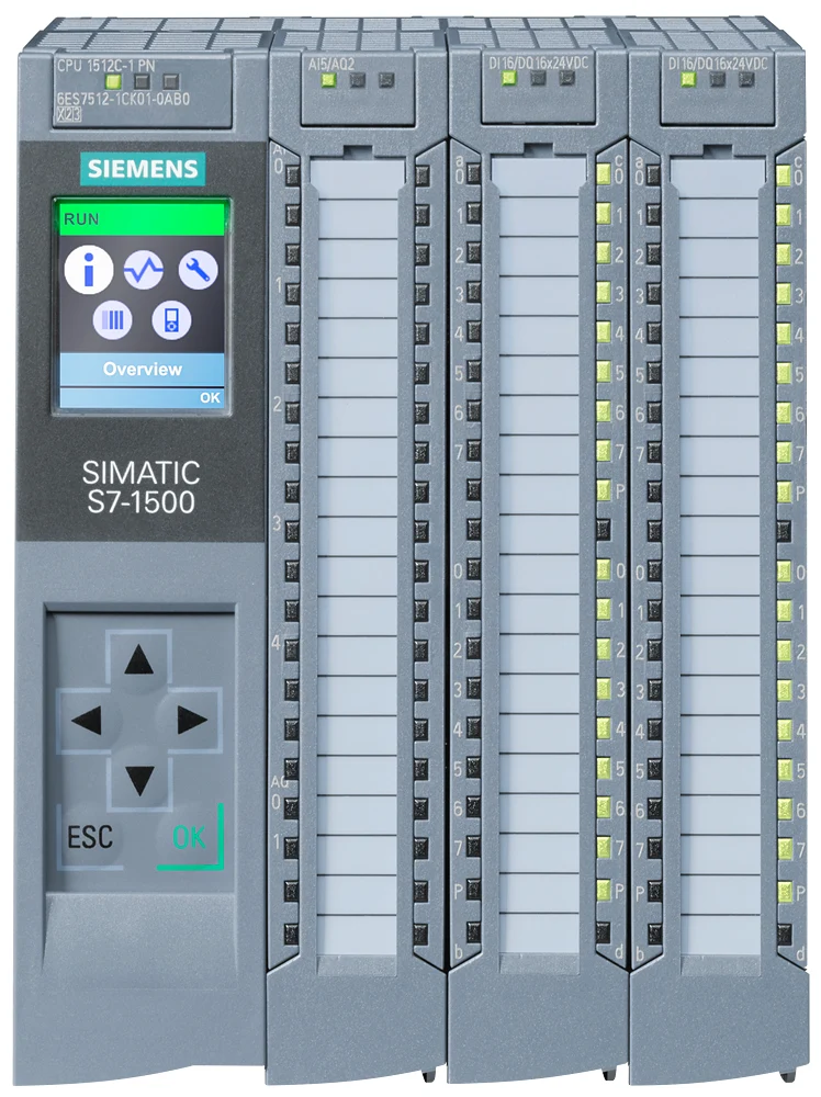 Siemens 6ES7512-1CK01-0AB0 SIMATIC S7-1500 CPU 1512C-1 PN Compact CPU
