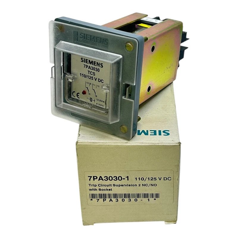 Siemens 7PA3030-1 Trip Circuit Supervision 110/125V DC mit Sockel Supervision
